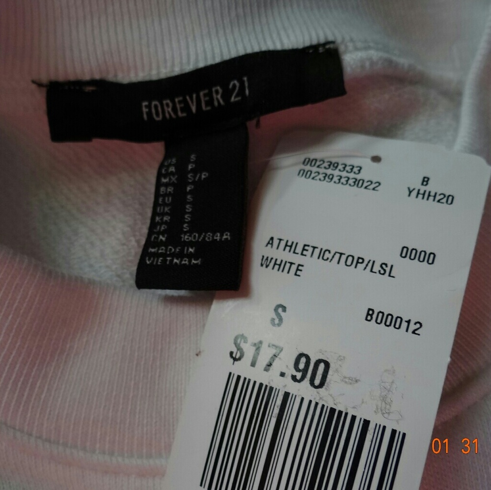 Forever 21 White Ruffle Sweater - Picture 4 of 4
